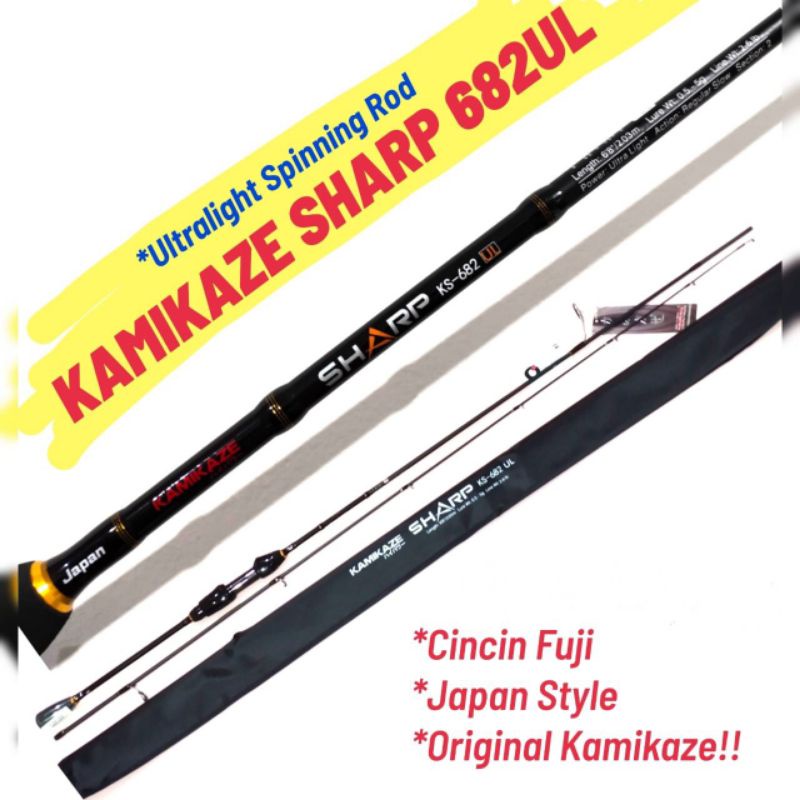 Joran Ultralight Kamikaze Sharp 682UL BONUS SPINNER
