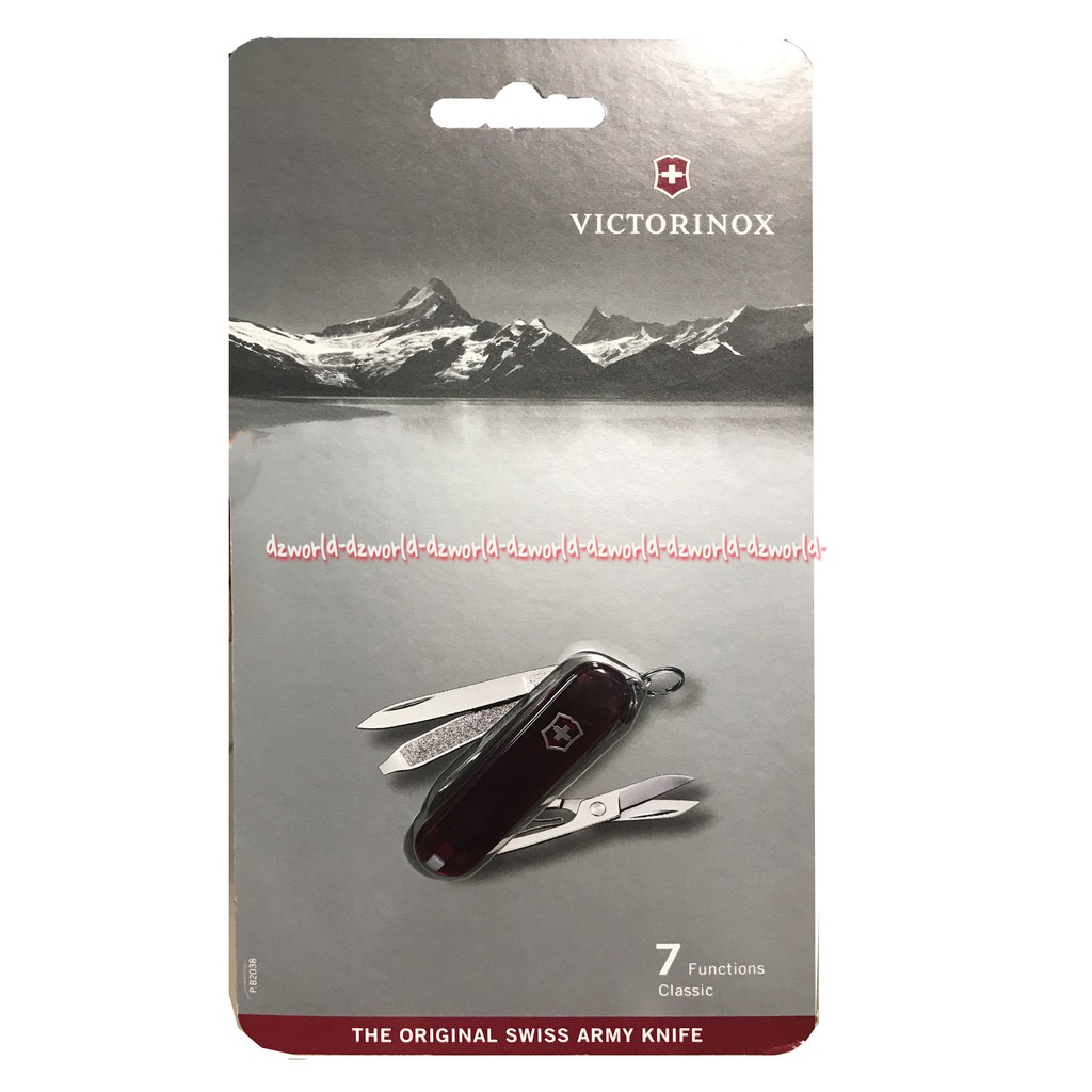 Victorinox 7 Functions Pisau Lipat 7 Fungsi Serbaguna Hitam Viktorinox