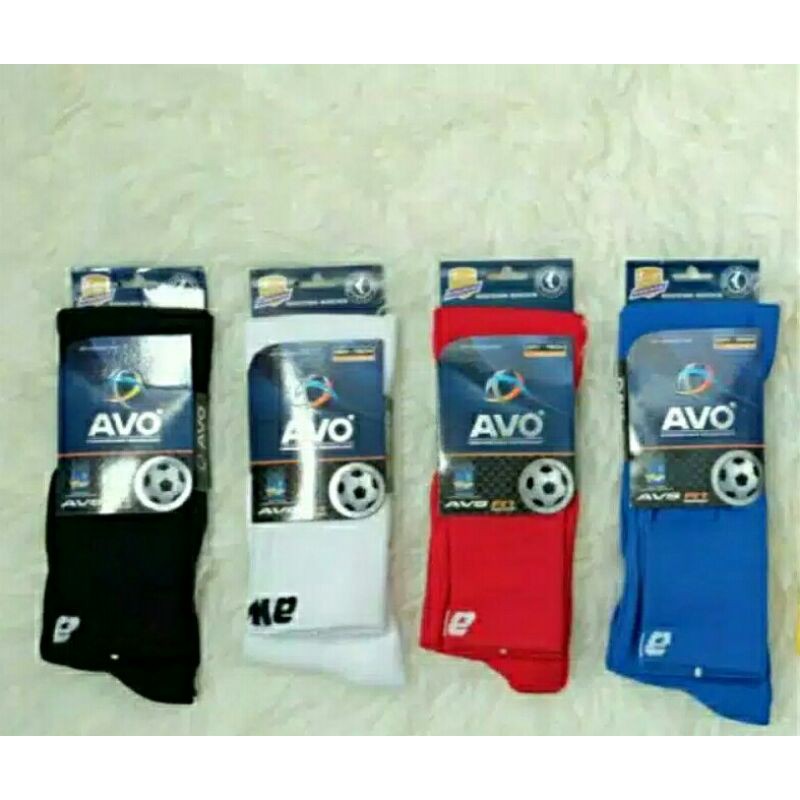 KAOS KAKI AVO PANJANG HITAM/PUTIH/MERAH/BIRU