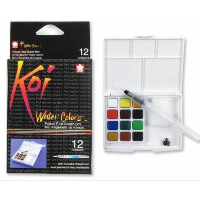 

TERBARUU!! Sakura Koi Water Color 12 Warna PROMO