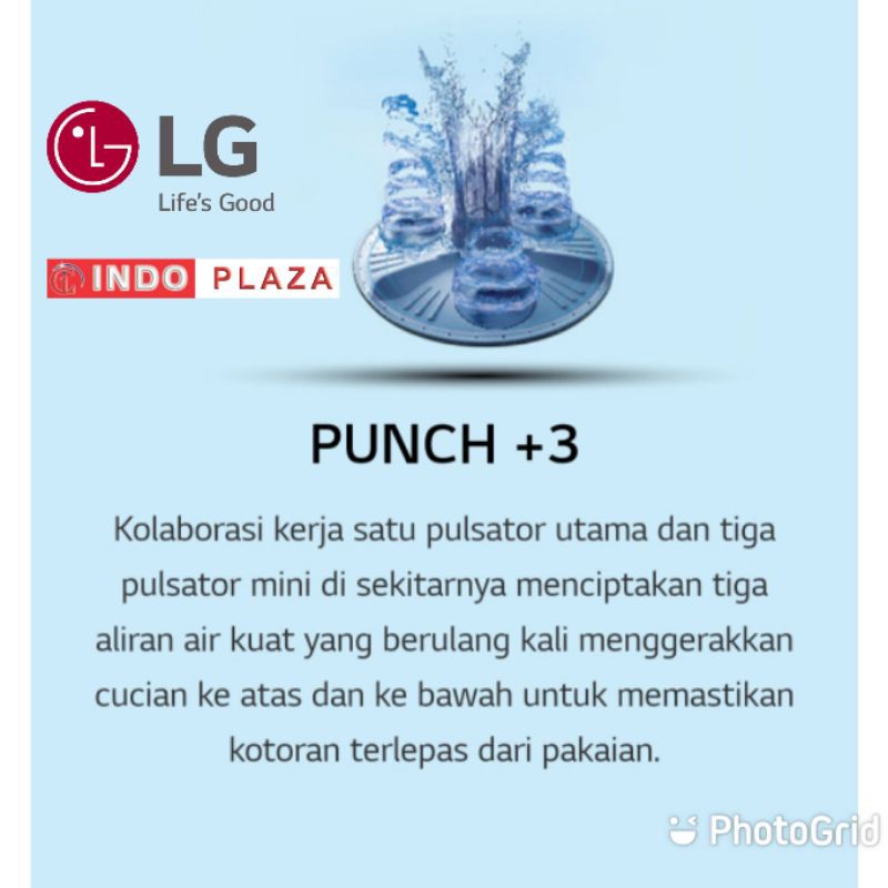 MESIN CUCI 2 TABUNG 14 kg / 14Kg LG P1400RT /RTM