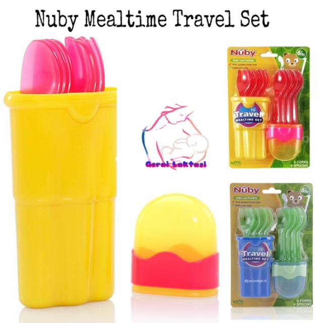 Nuby Mealtime Travel Set