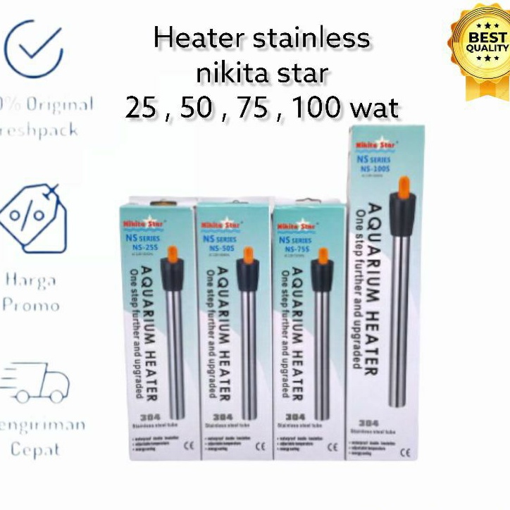 HEATER STAINLESS NIKITA STAR NS-50 S / HEATER NIKITA STAR 50 WATT