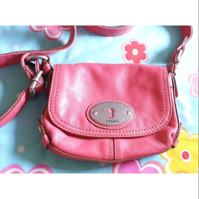 tas fossil maddox mini slingbag preloved second