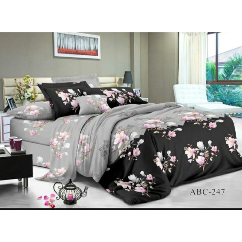 SPREI BUNGA 3D TERLARIS UK 180X200/SPREI HOMEMADE/SPREI/SPREI BONITA MOTIF BUNGA