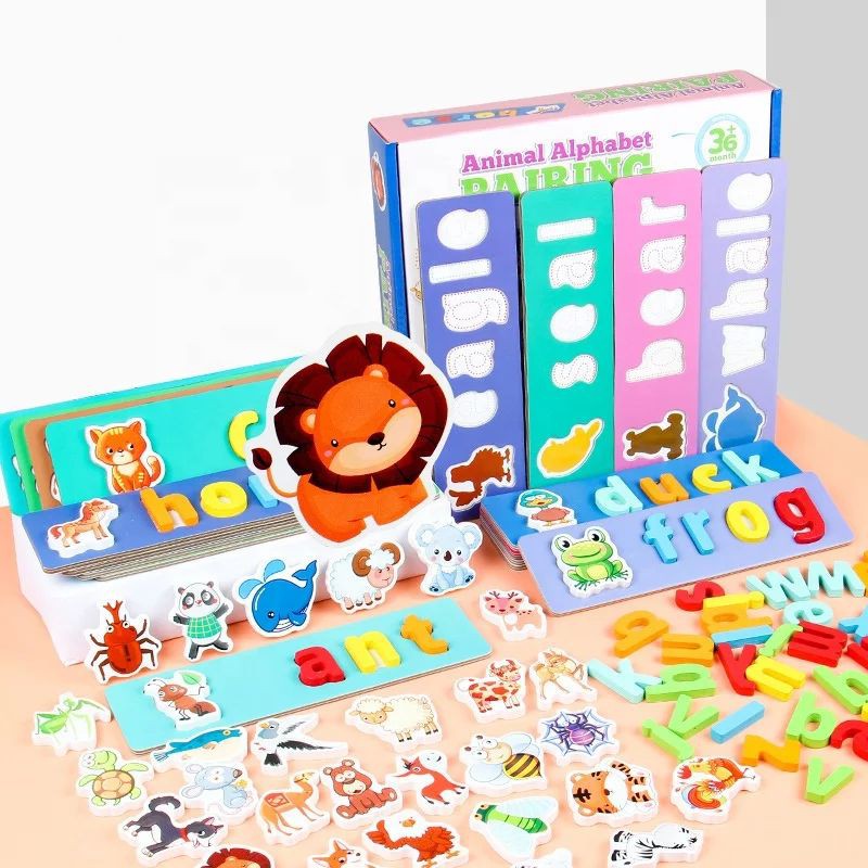 Mainan Edukasi Animal Alphabet Pairing Edutoys Alphabet Abc Shopee Indonesia