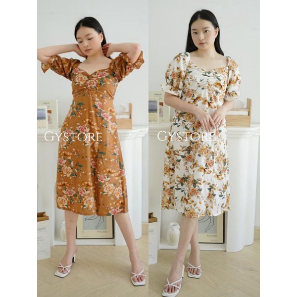 Midi Dress Floral 215