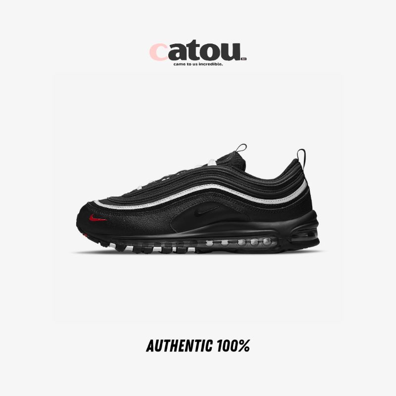 Nike Air Max 97 Black Sport Red Reflective/White/Black 100% BNIB [RESMI]
