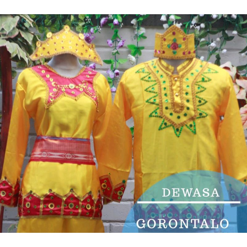 PAKAIAN TRADISIONAL // BAJU ADAT GORONTALO  DEWASA