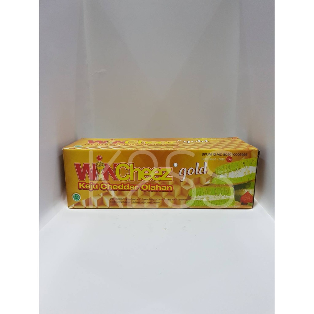 

Keju Cheddar Olahan WinCheez Gold 2 Kg Cheese