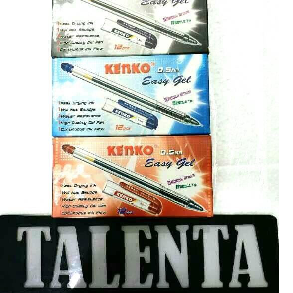 

ZMJ Pulpen Kenko Easy Gel 0,5mm - 12 pc SU Produk Kerenー