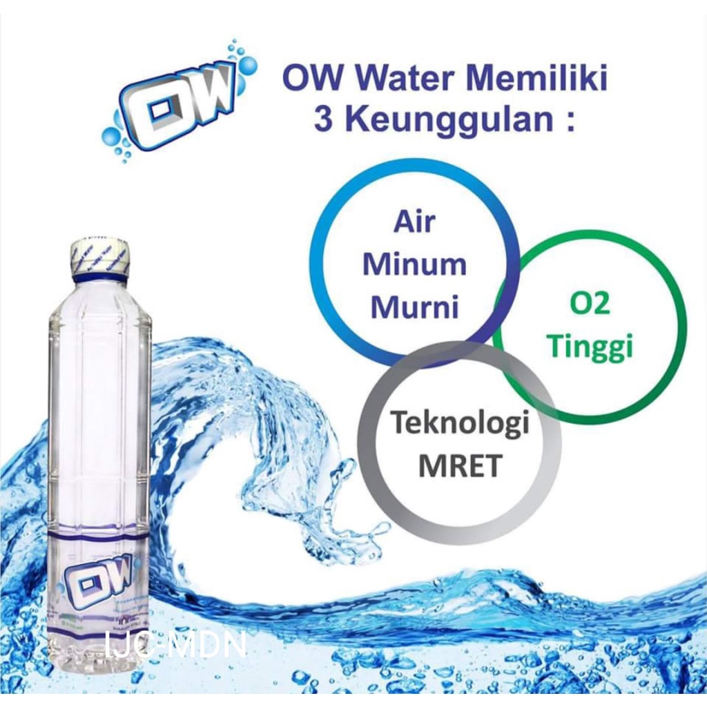 OW Oxxy Water Activated Mret Water Air Minum Kesehatan Ber Oksigen OW Water 1 Dus Isi 25 Botol 488ml