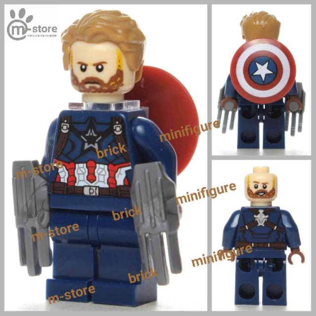 Lego Avengers Infinity War Captain America Building Blocks Minifigure Shopee Indonesia
