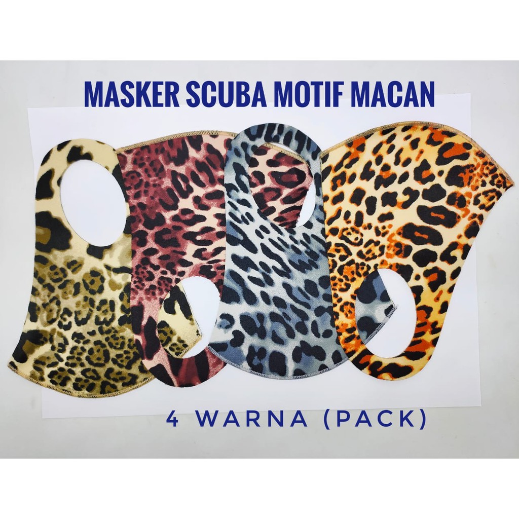 MASKER SCUBA MOTIF DAN HIJAB