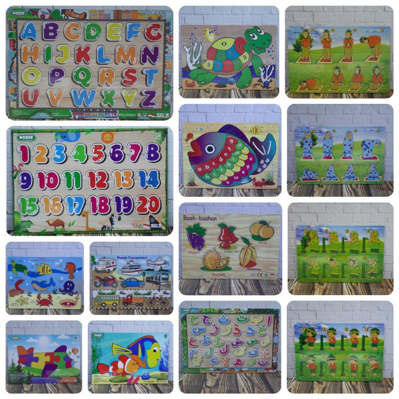 Mainan Edukasi Puzzle Kayu Anak Usia 3 Tahun Kualitas SNI Mainan Edukasi Puzzle Kayu Anak Usia 3 Tahun Kualitas SNI