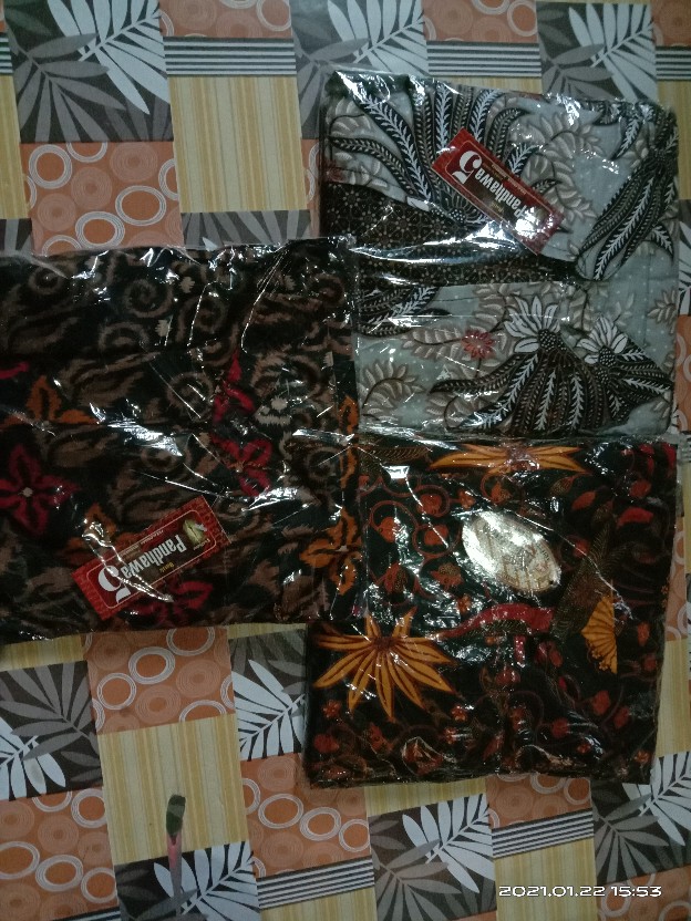 Gamis Batik Unggul Jaya Bahan Primis Halus