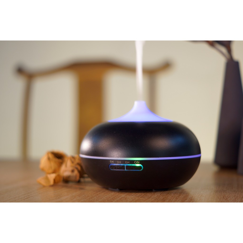 Wooden Essential Oil Diffuser Ultrasonic Aroma Humidifier 300ml Hum H4b7 Mountain | Diffuser | Pengharum Ruangan