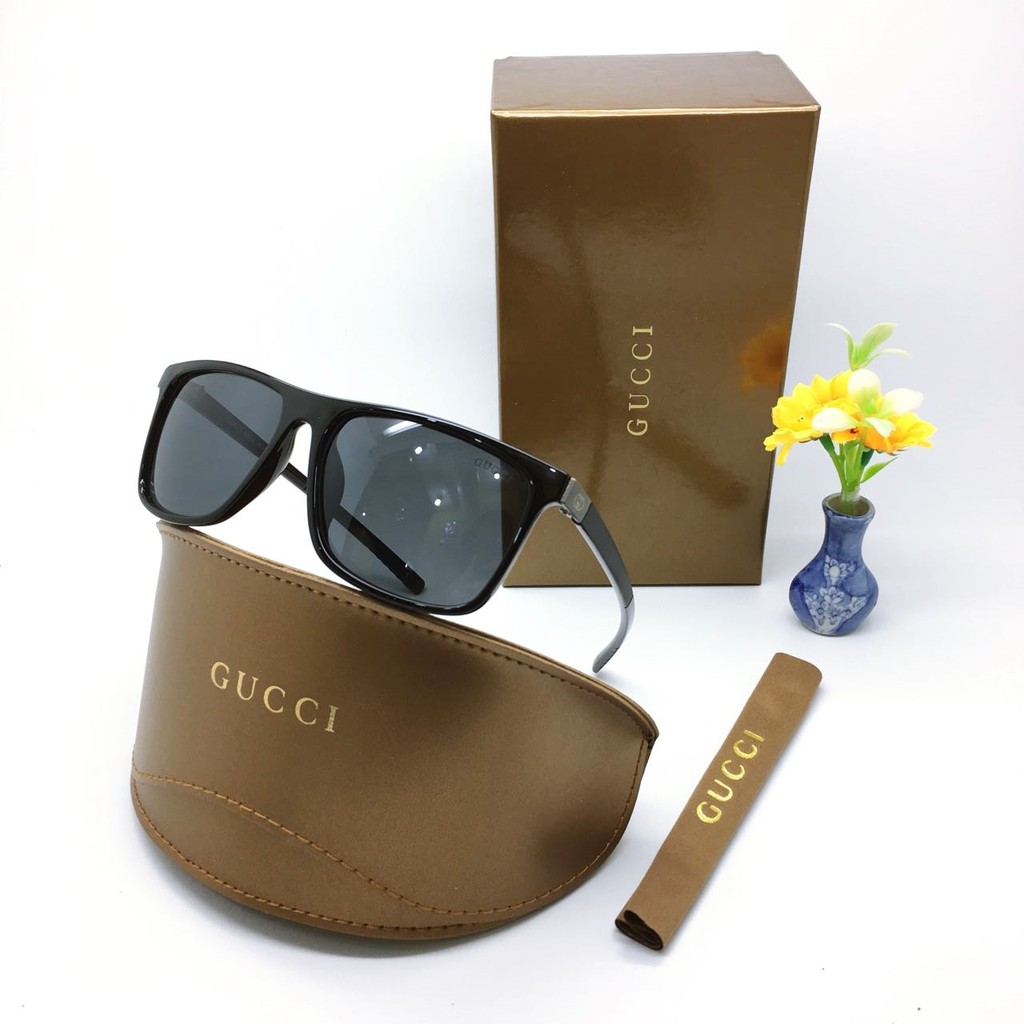 Kacamata / Sunglass Pria Gucci M-2310 Fullset   Cairan Pembersih