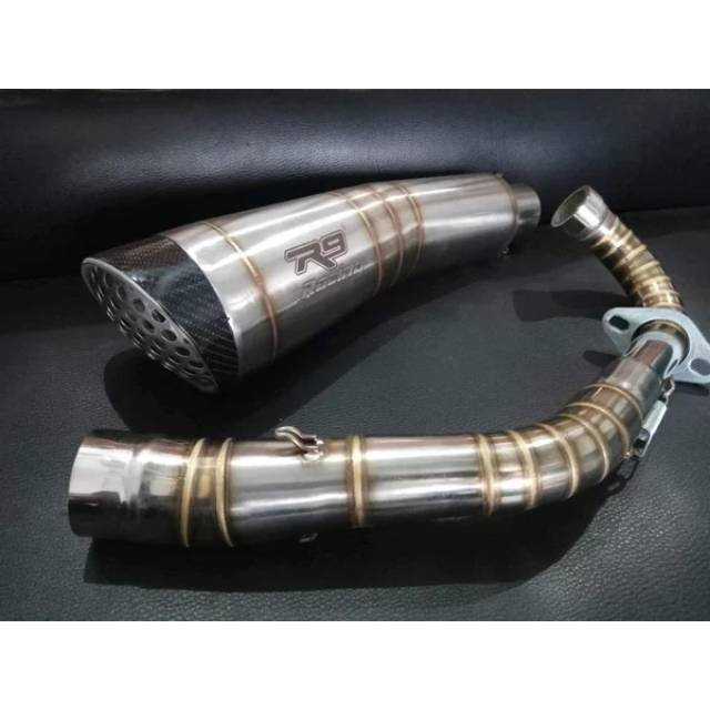 Knalpot r9 nmax aerox pcx adv xmax leher full cacing