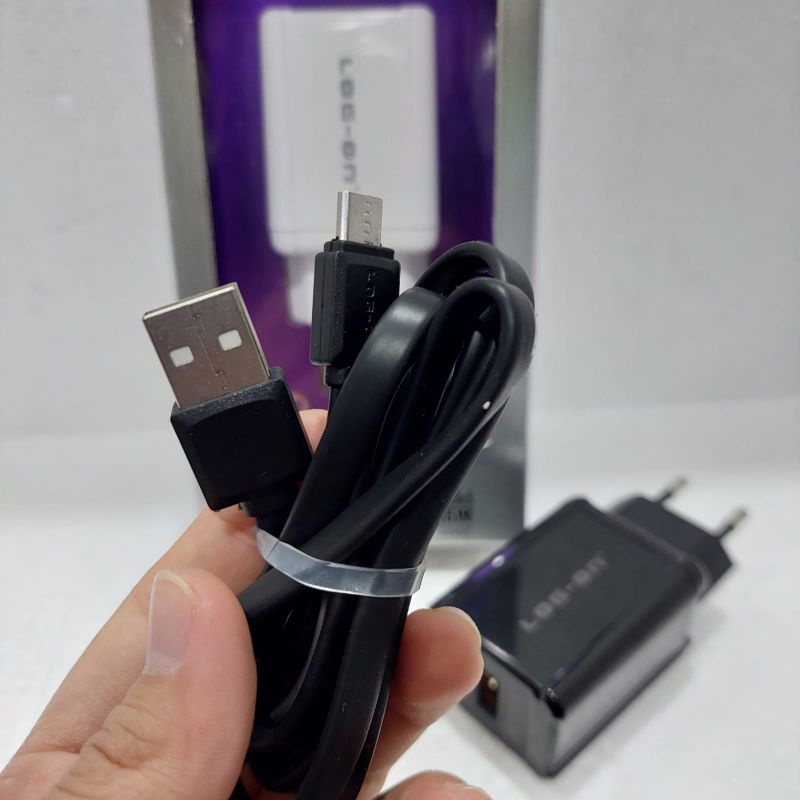 CHARGER LOG-ON LO-C28 QUICK CHARGER 3.0 PENGISIAN DAYA CEPAT