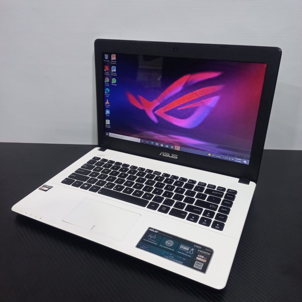 Laptop Asus X450E AMD E1 - 2500 Ram 8GB 500GB /256GB SSD Win 10 - Siap pakaii