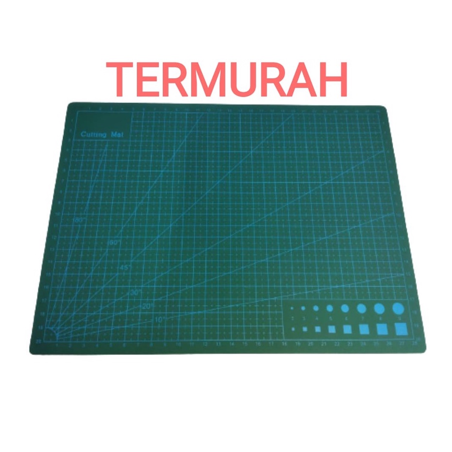 A3 PVC Cutting Mat Cutting Pad Board Double sided DIY Tool Cutting Board-Papan Potong Kulit