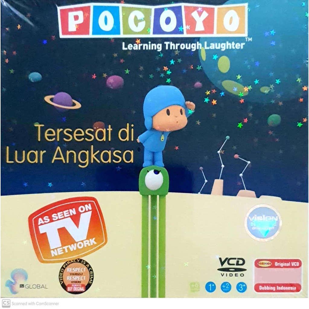 [Bonus Card] Pocoyo: Tersesat di Luar Angkasa | VCD Original