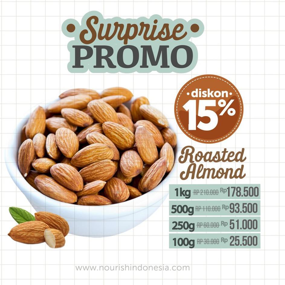

Pr0duk terujiAlmond Panggang Original 500 gr (Roasted Almond Plain) |kualitas.oke|.,..,.!