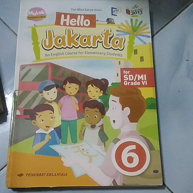 HELLO JAKARTA SD MI KELAS 6 K 2013