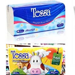 Tessa Tissue Facial Tisu Wajah 250 Sheets Tisu Karakter 200 Sheets 2 Ply