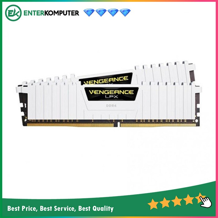 Corsair DDR4 Vengeance LPX PC25600 16GB (2X8GB) - CMK16GX4M2E3200C16W