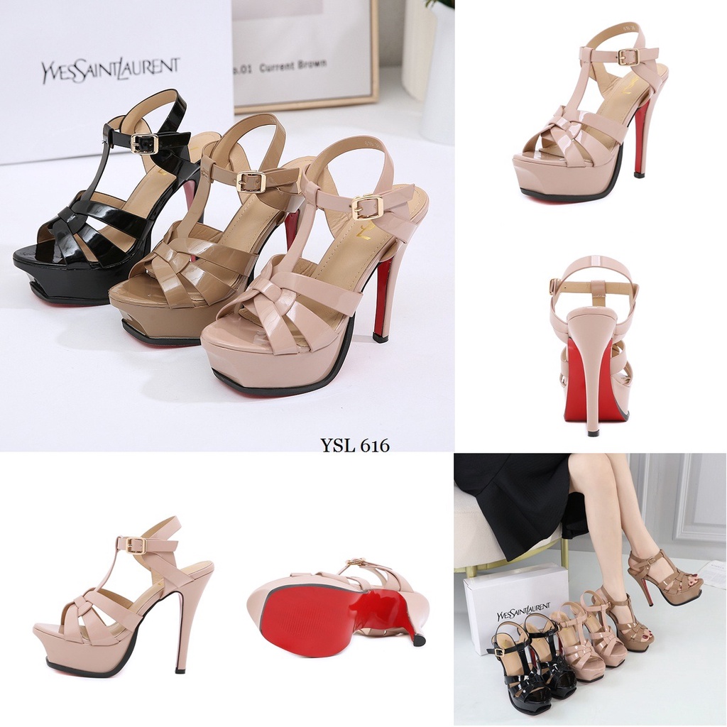 SEPATU HIGH HEELS SLINGBACK SHOES 616