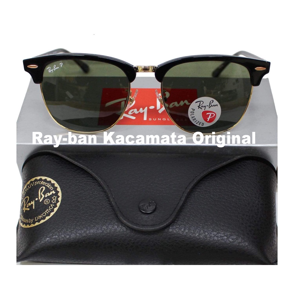 Jual Kacamata Rayban CLUBMASTER RB3016 POLARIZED Original Indonesia|Shopee  Indonesia