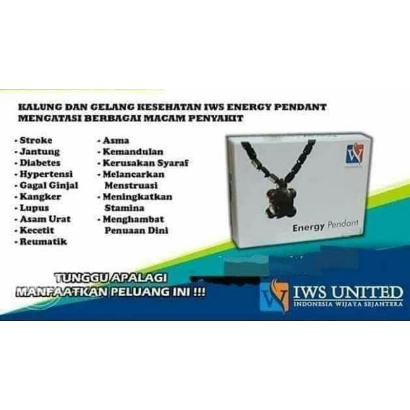 kalung kesehatan IWS