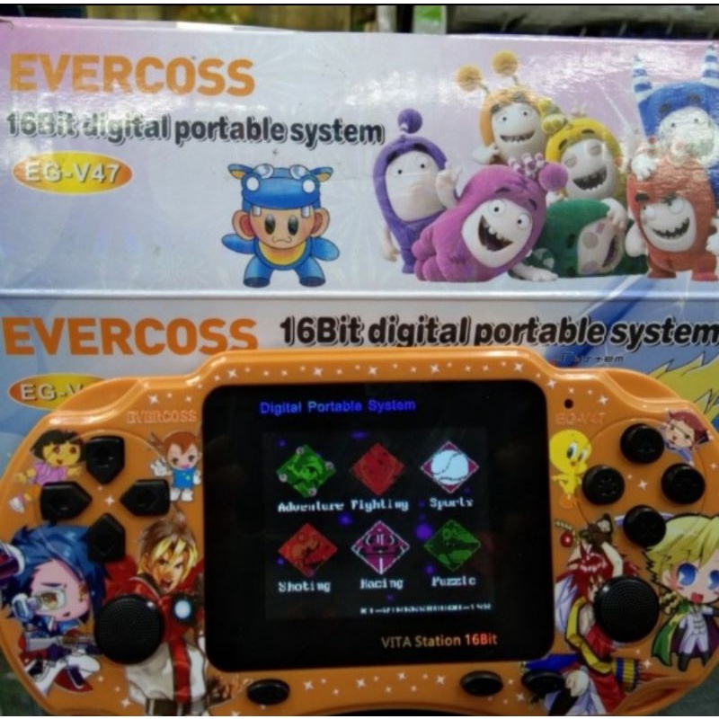 Game boy NITENDO PVP wish game EVERCOSS EG-47 analog stik