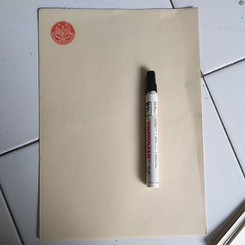 

kertas segel/zegel tahun 1965 nominal 25 dan 40 rupia