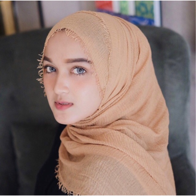 PASHMINA CRINKLE Premium Shawl Jilbab Kusut Pasmina Lavanya Hijab FULL kerudung Daily Jilbab Cringke