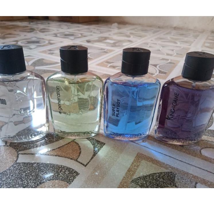 [KODE V9596] [100 ML] EDT PLAYBOY TANPA DUS ORIGINAL GENERATION / KING OF THE GAME PARFUM PLAYBOY IM