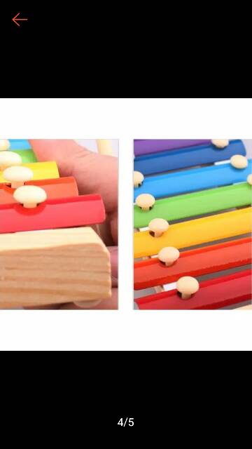 Xylophone /kolintang mainan alat musik ketukan anak