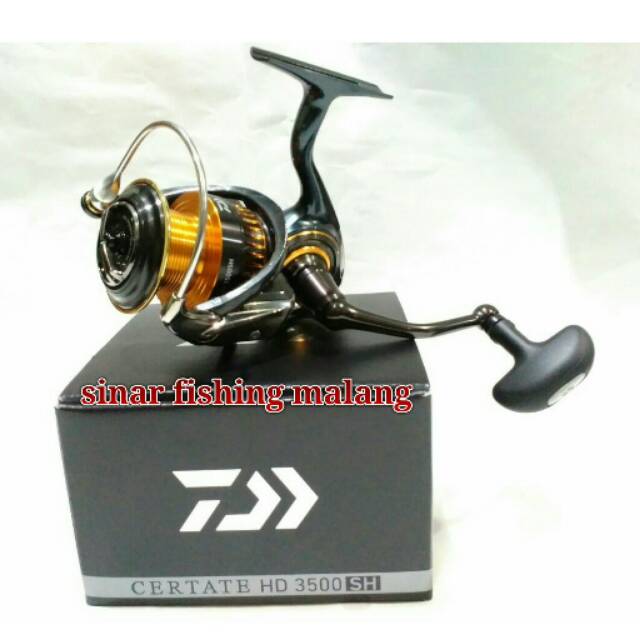 Reel daiwa certate HD 3500 SH (8+1 BB) thn 2016.