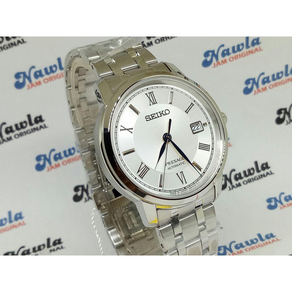 Seiko Presage SRPC05J1 Silver Dial Sapphire - Jam Tangan Pria SRPC05