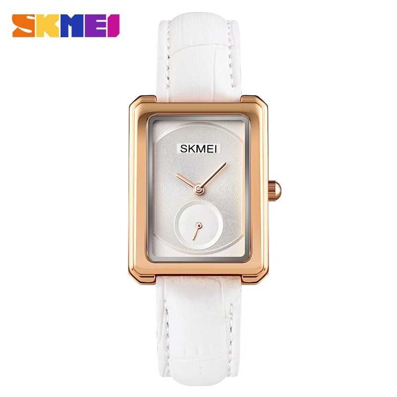 SKMEI Jam Tangan Analog Wanita  1691 Aneka warna Hitam Merah Biru Hijau kuning Titanium Gray Silver 