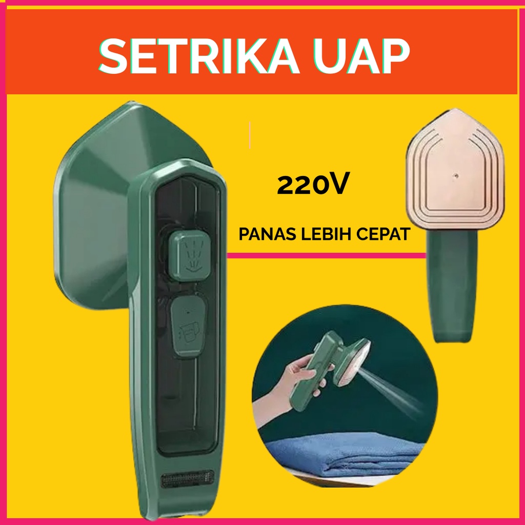 Setrika Uap Mini - Setrika Portable - Setrika Traveling - Setrik