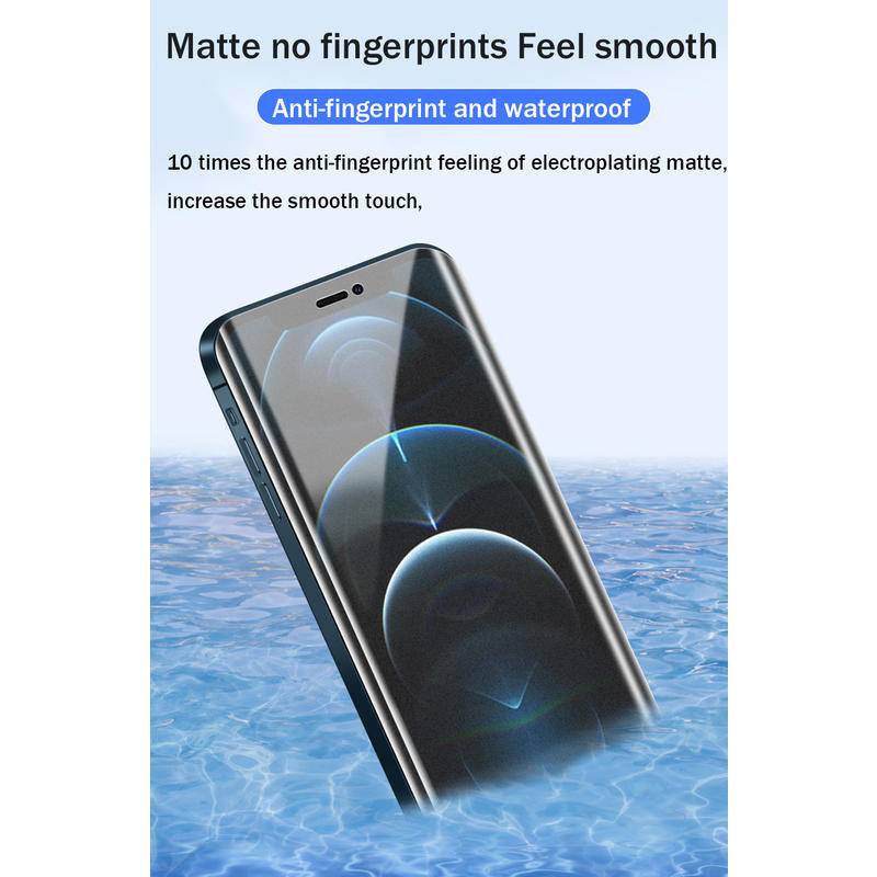 Pelindung Layar Depan Hydrogel Matte Frosted Untuk iPhone 13 12 11 Pro MAX Mini X XS MAX XR SE 2022 2020 6 6s 7 8 Plus