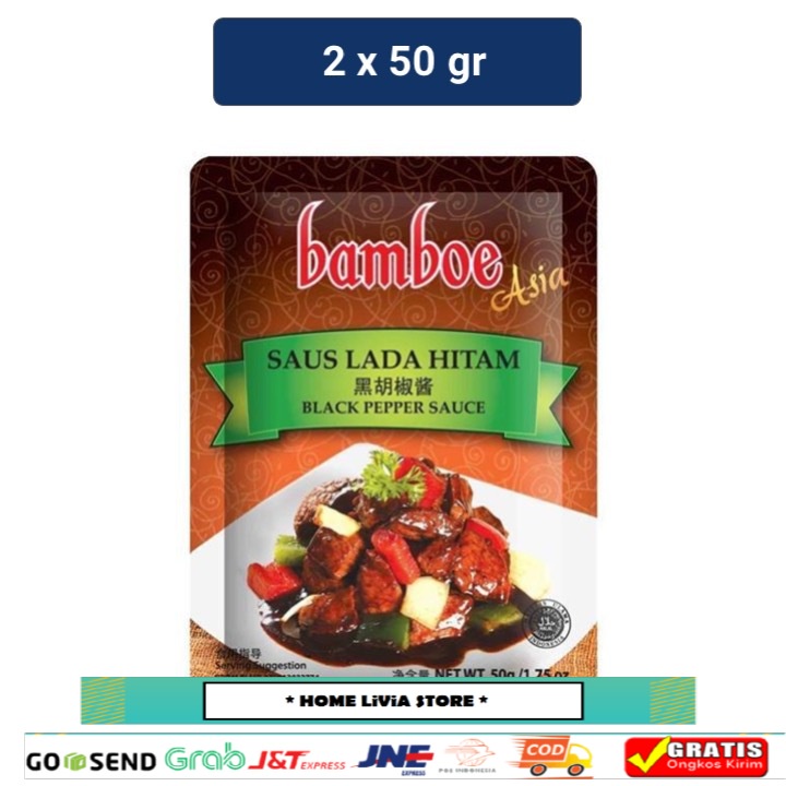 

Bamboe Bumbu Saus Lada Hitam 2 x 50 gr
