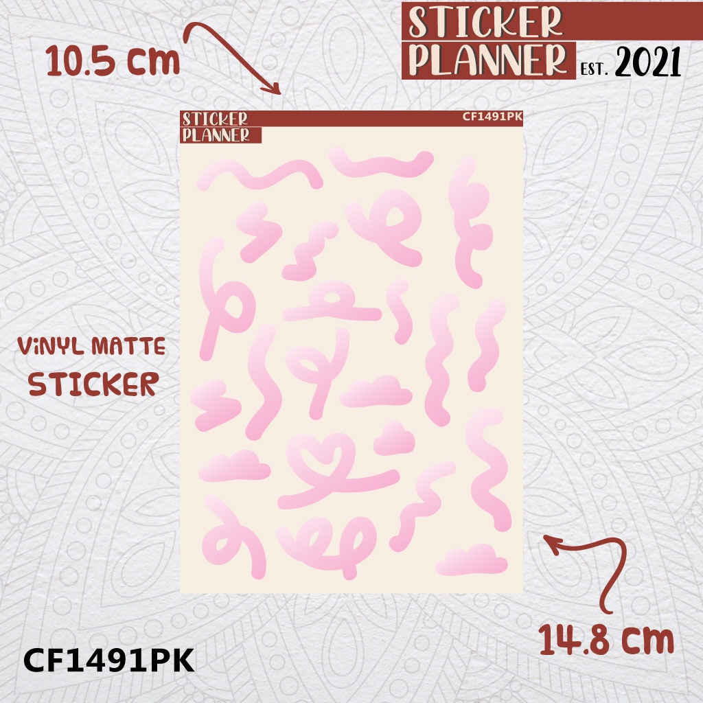 

MURAH DISKON sticker mini deco smiley emoji easter halloween confetti planner photocard agenda