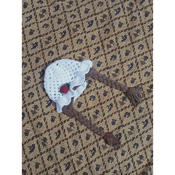 Topi Rajut bayi/ Topi rajut lucu/Topi rajut bayi perempuan/ Topi rajut keren