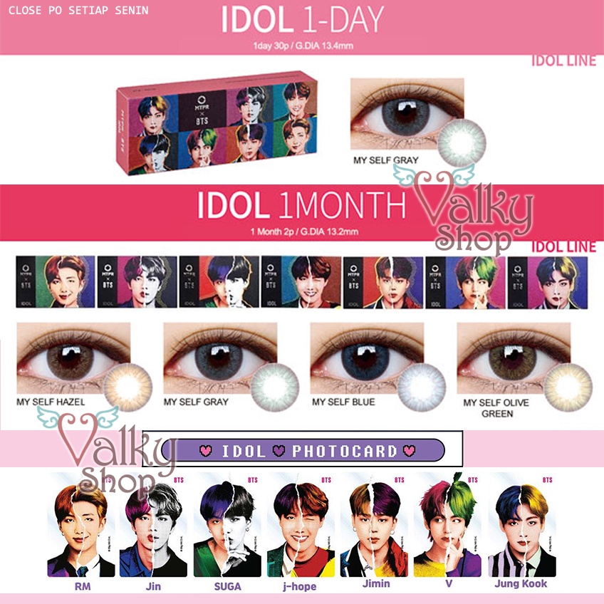 100% ORI MTPR x BTS PRE ORDER [CLOSE PO SETIAP SENIN] FREE RANDOM Official Photo Card 1 Month 1 Day 