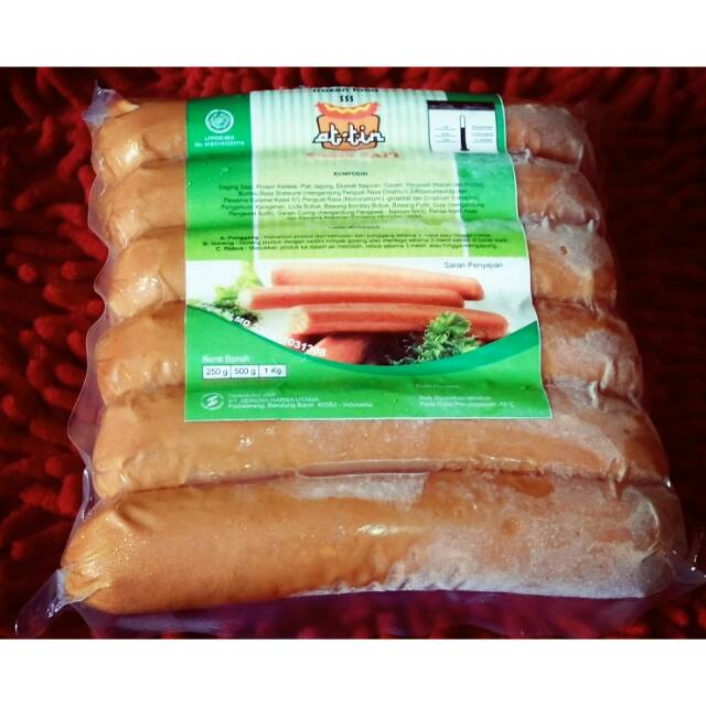 

Sosis AT-TIN Prima ori 500 gr isi 6 biji
