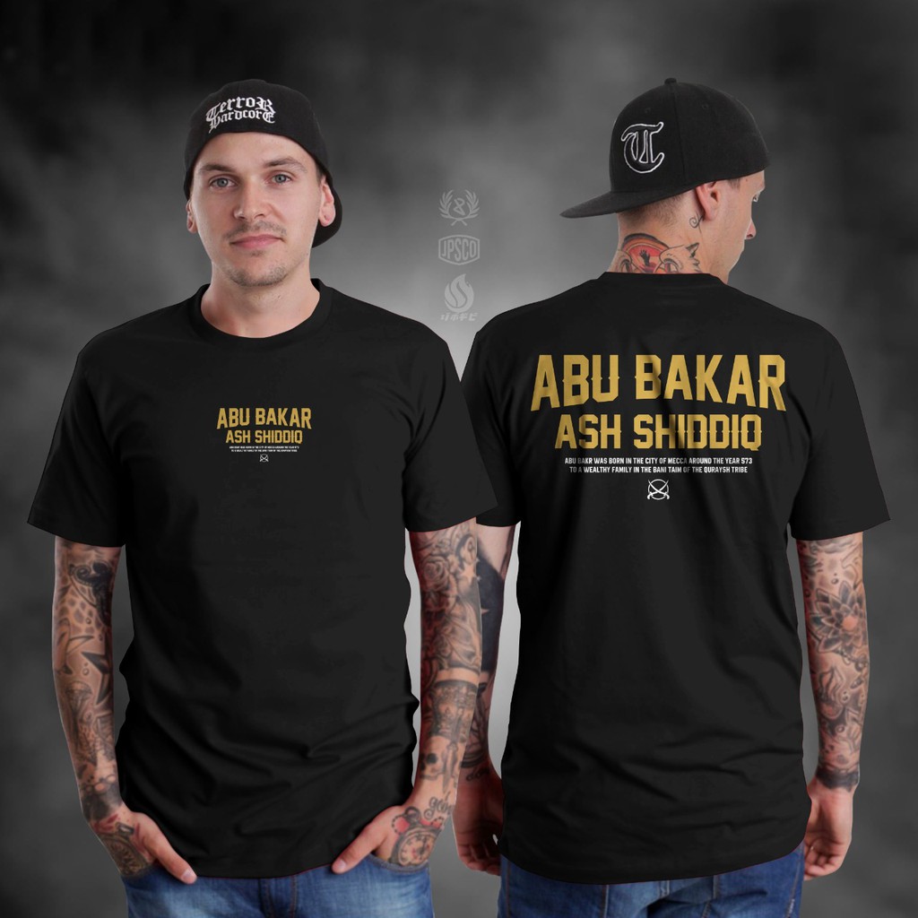 KAOS TOKOH SAHABAT NABI PAKAIAN PRIA KAOS DAKWAH BAJU SANTRI